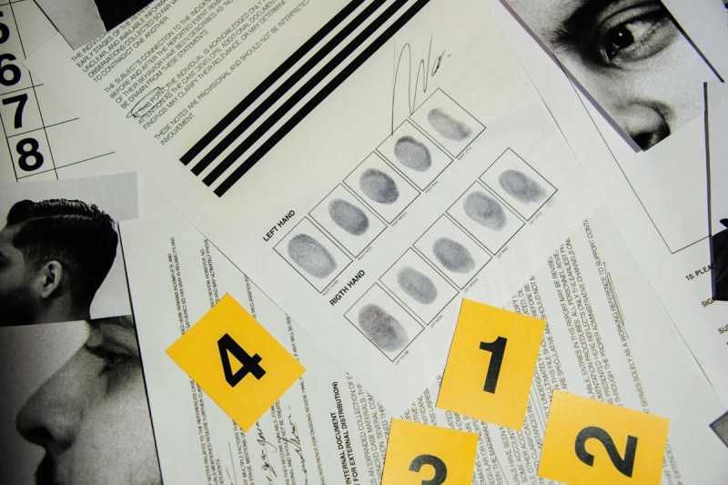 Crime investigation documents