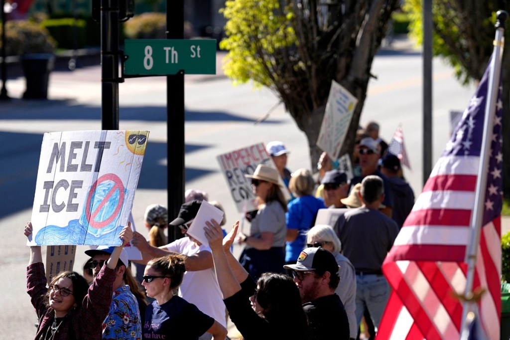 No Kings protest